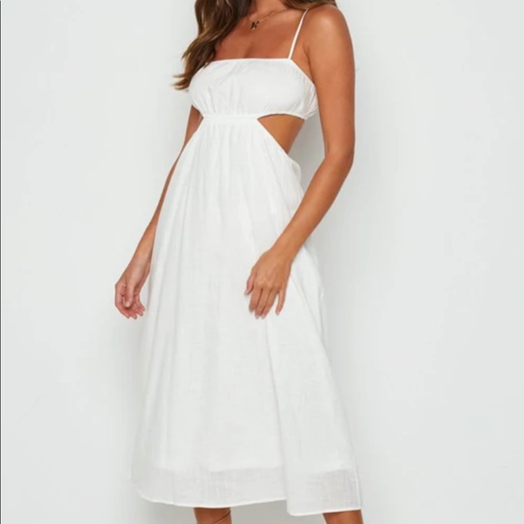 Beginning Boutique Dresses & Skirts - NEW Beginning Boutique Iver Cut Out Dress White